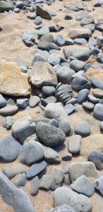 Pebbles on Penbryn beach, Ceredigion